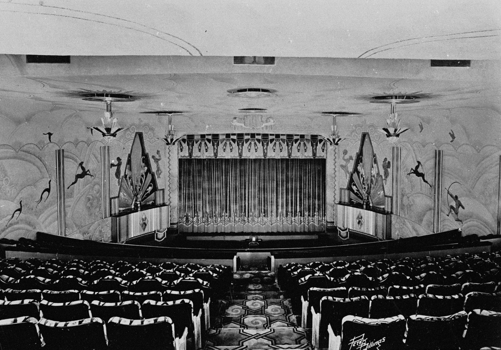 Fox Theater balcony, circa 1930s